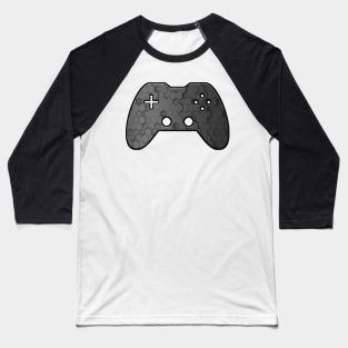 Black Geometric - Gaming Gamer Abstract - Gamepad Controller - Video Game Lover - Graphic Background Baseball T-Shirt